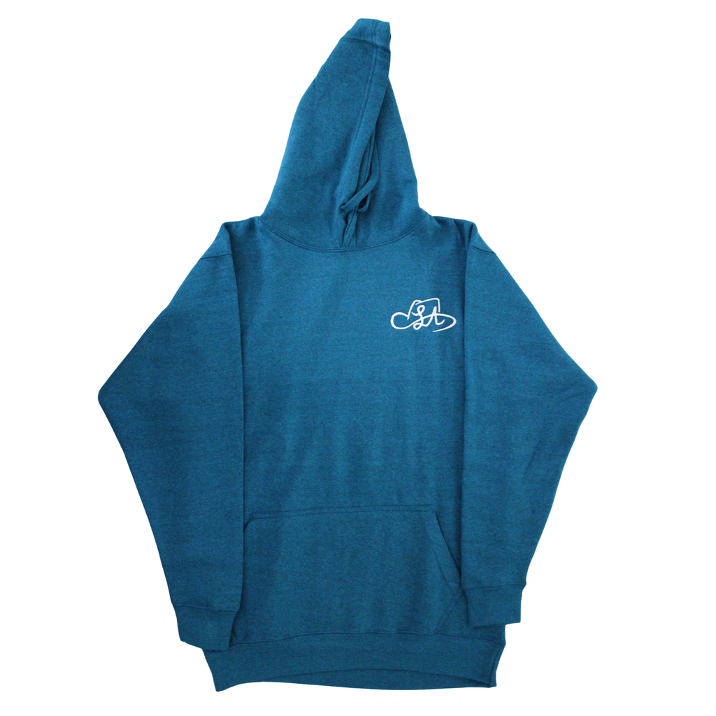 LA Shapes Turquoise Hoodie