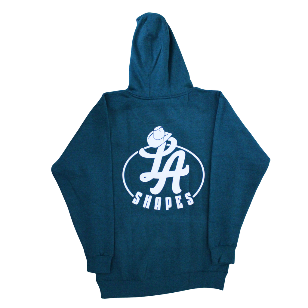 LA Shapes Turquoise Hoodie