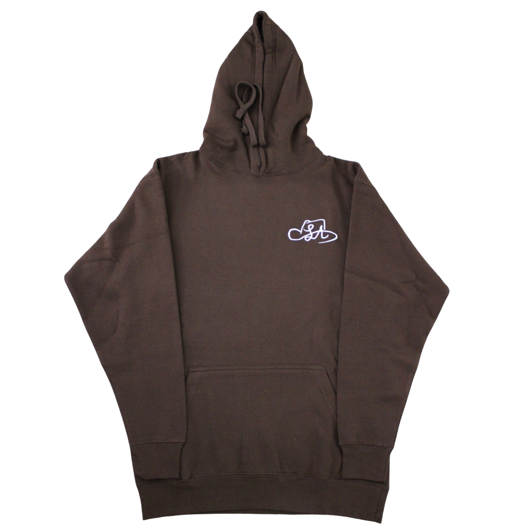 LA Shapes Brown Hoodie