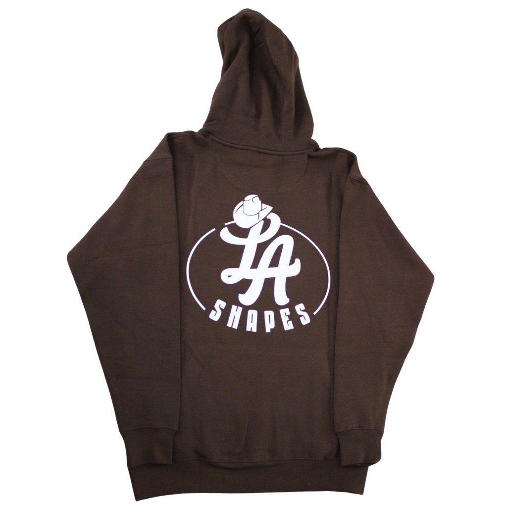 LA Shapes Brown Hoodie