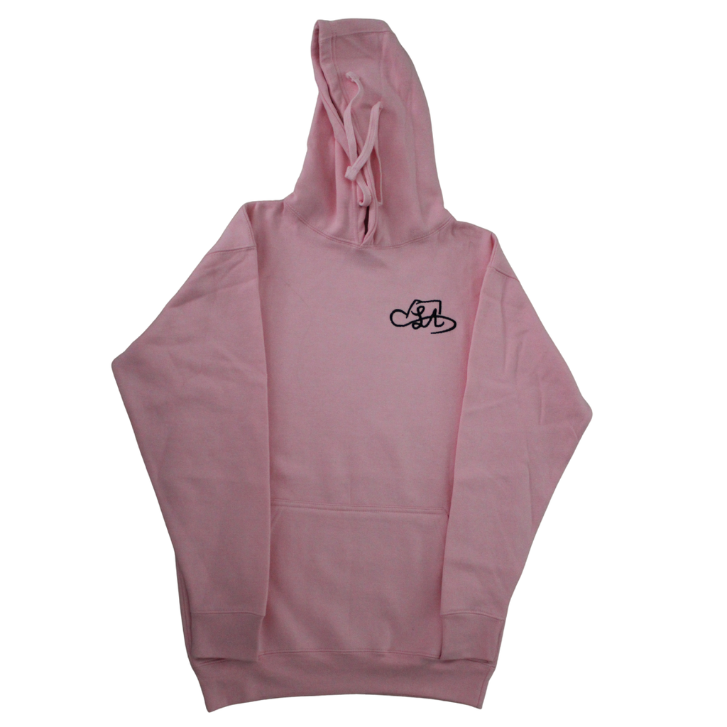 LA Shapes Pink Hoodie