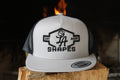 LA SHAPES GREY & BLACK TRUCKER HAT