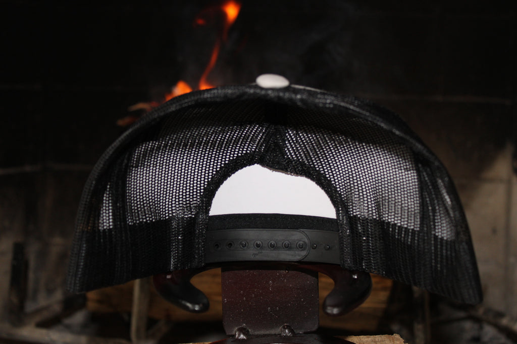 LA SHAPES LOGO GREY & BLACK TRUCKER HAT